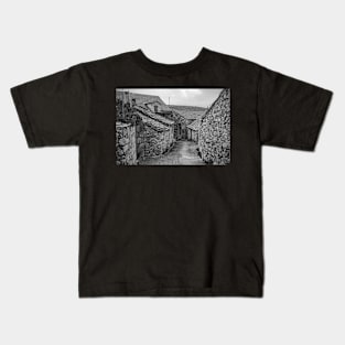 Loziscz Village in Brac, Croatia Kids T-Shirt